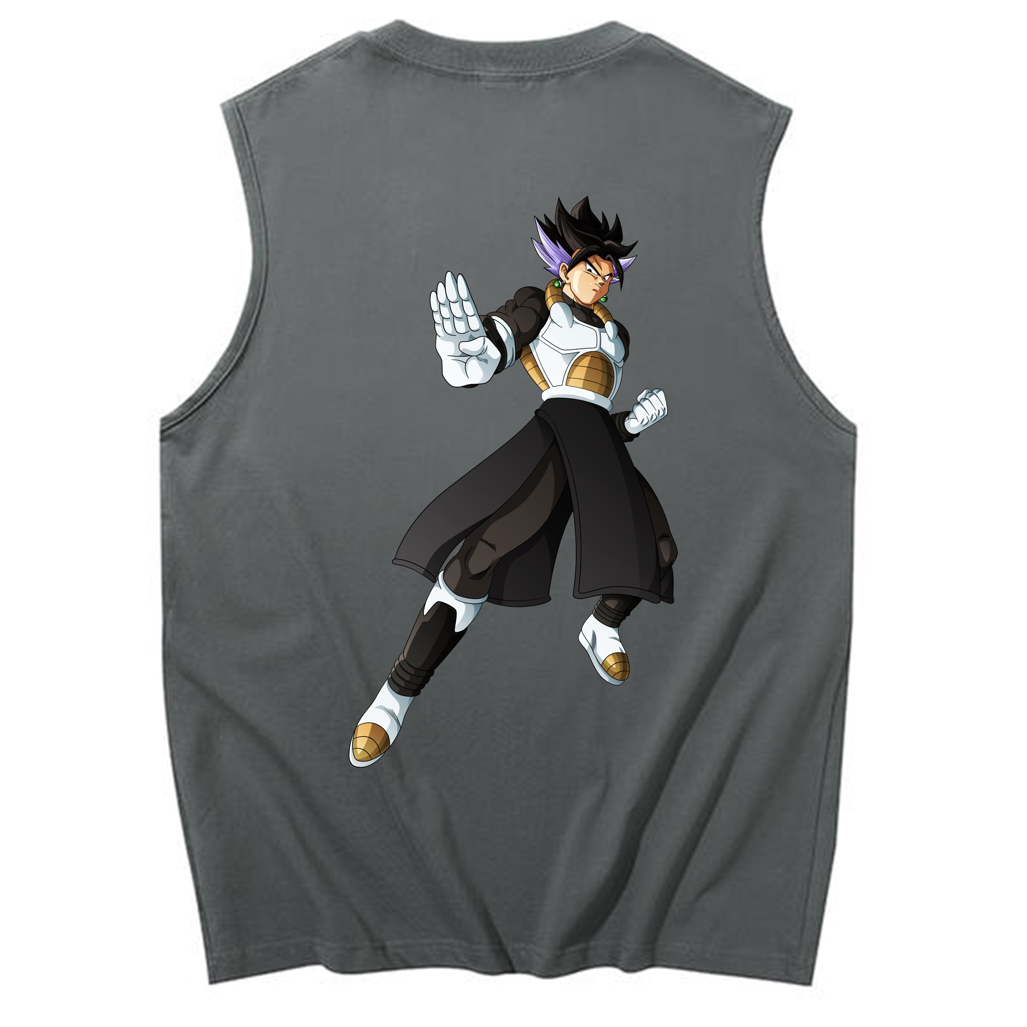 （画像用） ドラゴンボール ベジット DRAGON BALL Vegetto コットン100％タンクトップ（背面プリント）